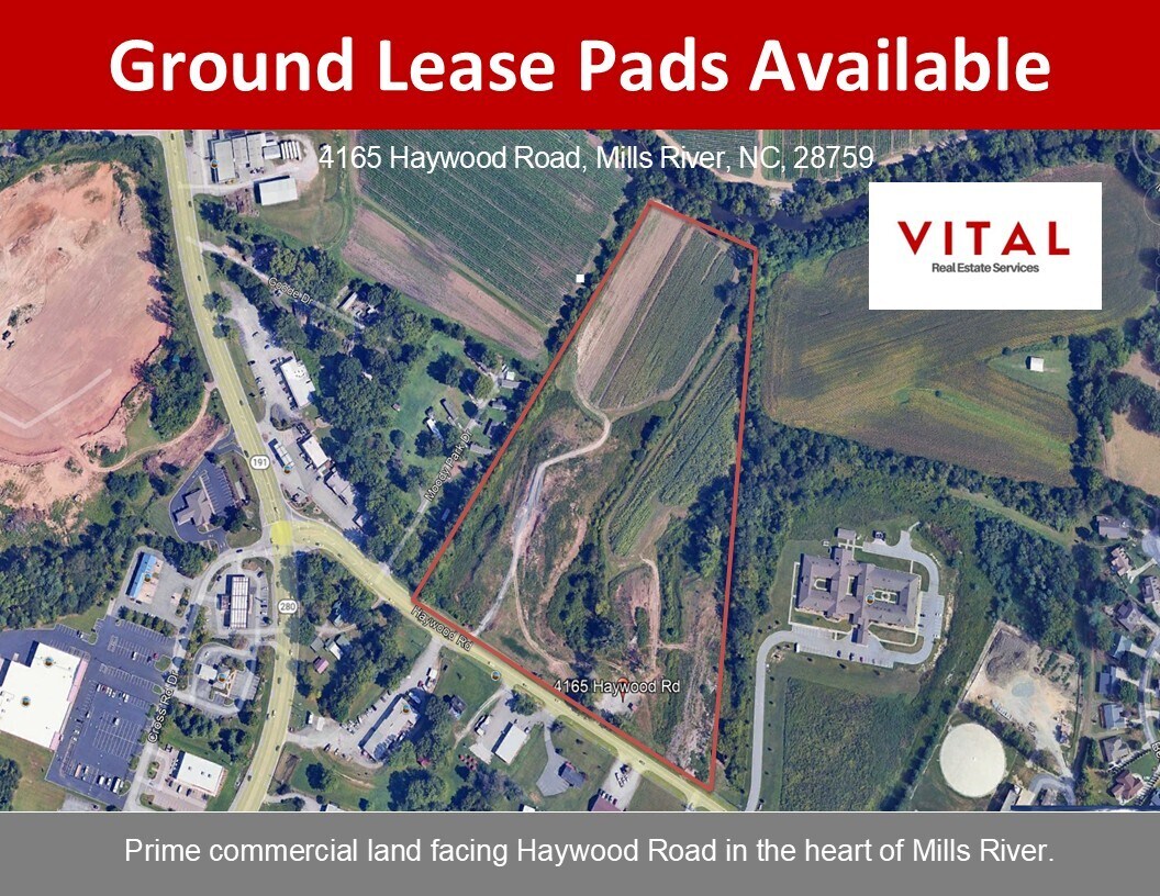 4165 Haywood Rd, Mills River, NC for lease Aerial- Image 1 of 14