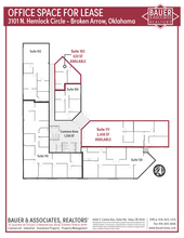 3101 N Hemlock Cir, Broken Arrow, OK for lease Floor Plan- Image 1 of 1