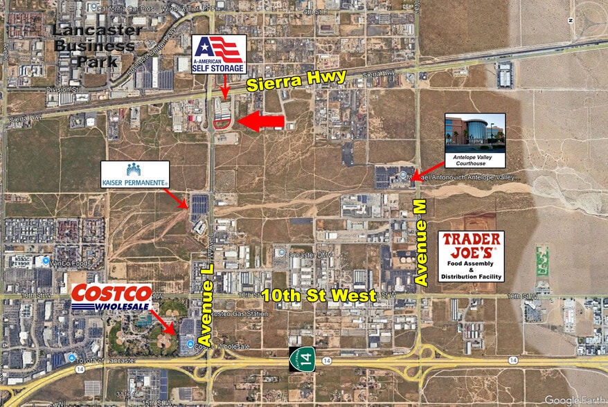 Ave L, Lancaster, CA for sale - Aerial - Image 3 of 6