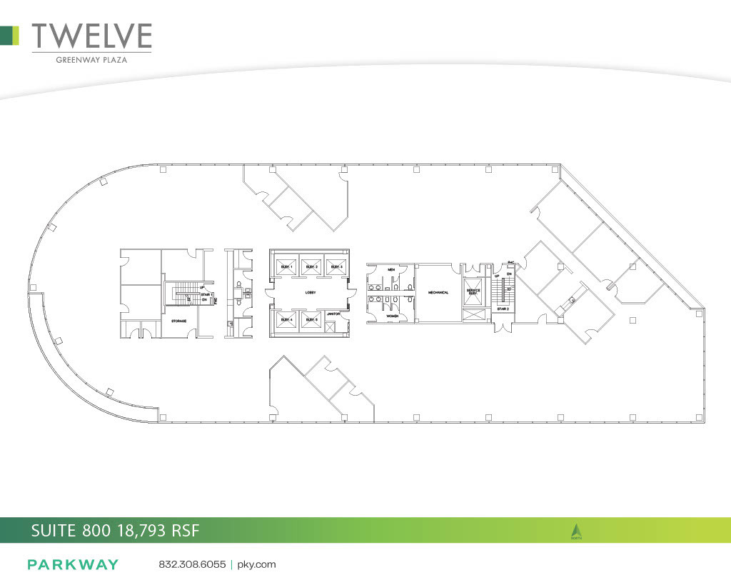 12 Greenway Plz, Houston, TX for lease Floor Plan- Image 1 of 1