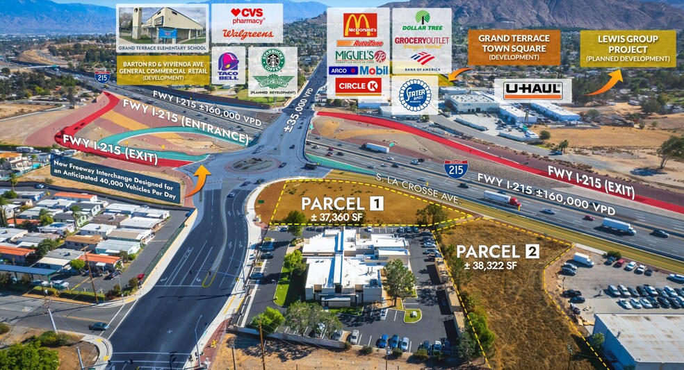 21893 Barton Rd, Grand Terrace, CA 92313 I215 & Barton Road Freeway