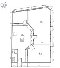 4444 Rue Sainte-Catherine O, Westmount, QC for lease Floor Plan- Image 1 of 8