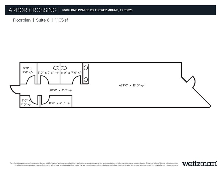 5810 Long Prairie Rd, Flower Mound, TX for lease - Floor Plan - Image 3 of 17