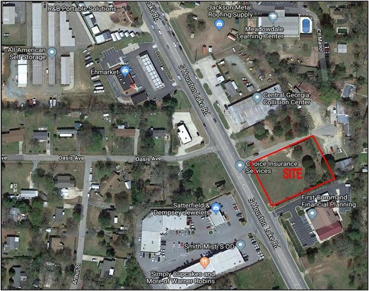 616 S Houston Lake Rd Warner Robins Ga 31088 Commercial 0 93 Acres Of Commercial Land Offered At 289 000 In Warner Robins Ga