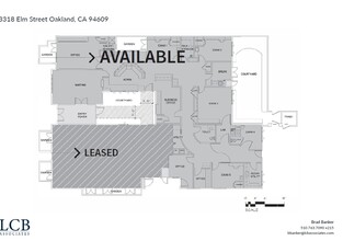 3318 Elm St, Oakland, CA for lease Floor Plan- Image 1 of 5