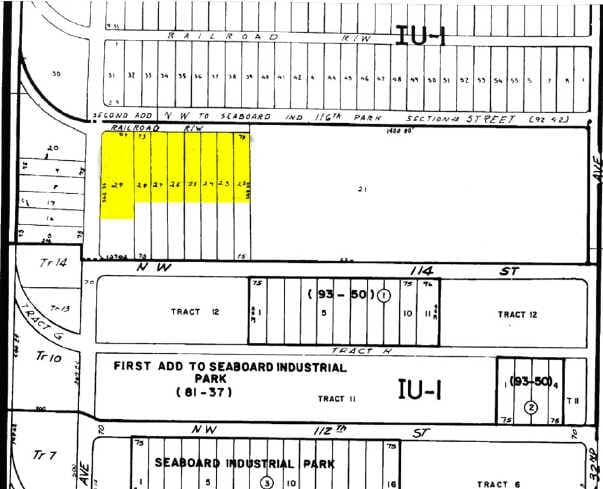 11451 NW 36th Ave, Miami, FL for lease - Plat Map - Image 2 of 5