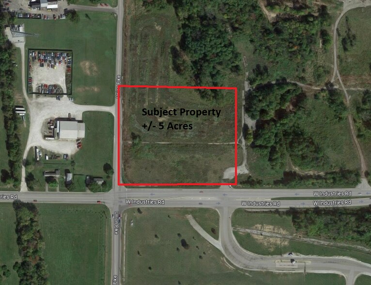+/- 5 Acres Industries rd, Richmond, IN for sale - Aerial - Image 1 of 1