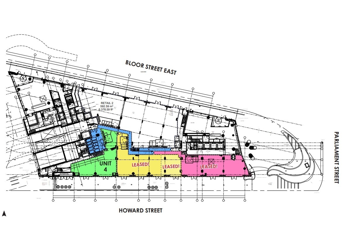 84 Howard St, Toronto, ON for lease Site Plan- Image 1 of 1