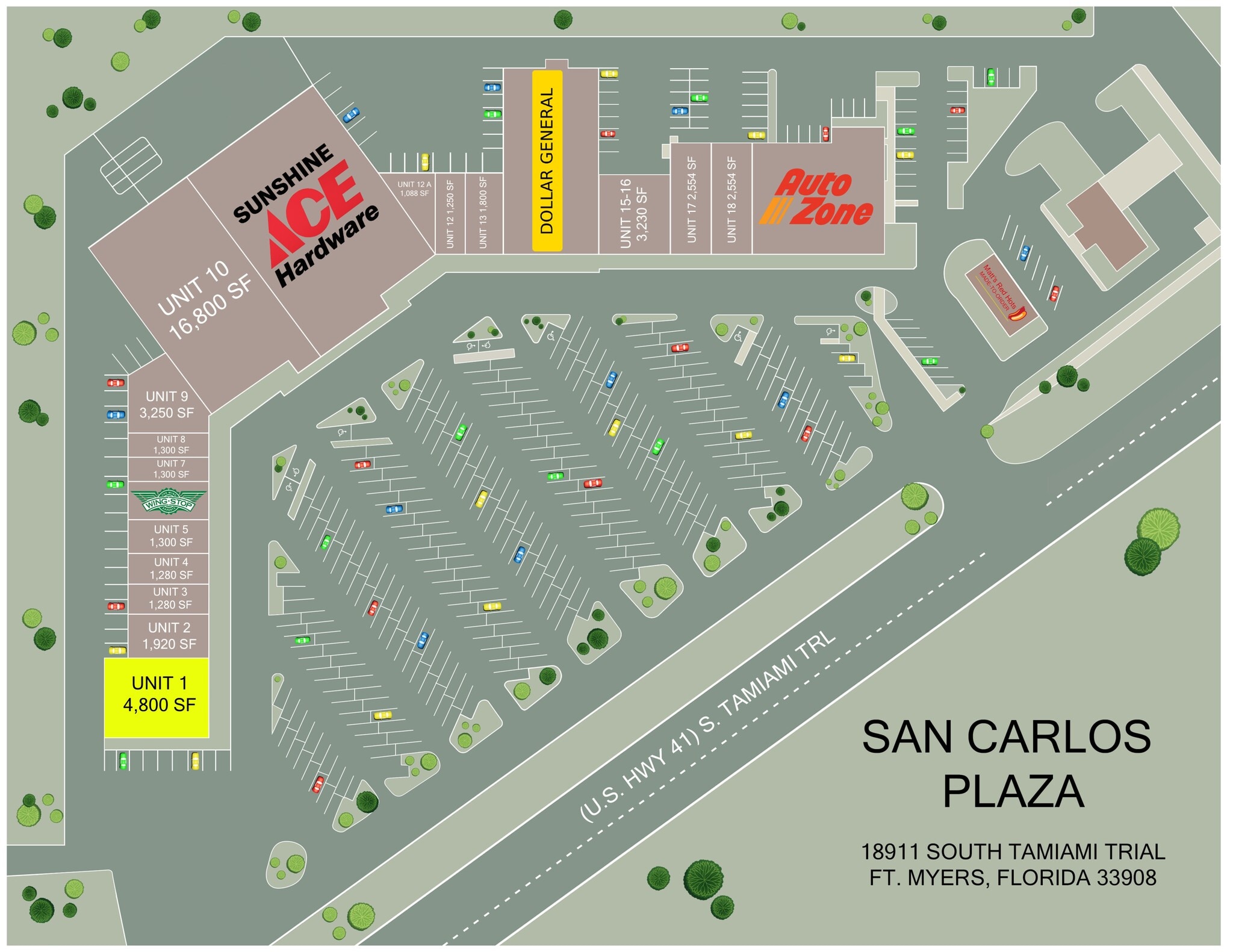 18911 S Tamiami Trl, Fort Myers, FL for lease Site Plan- Image 1 of 1