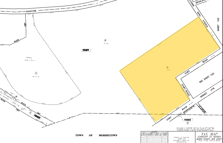 1 Cory Rd, Morristown, NJ for lease - Plat Map - Image 2 of 6