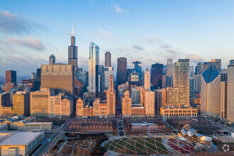 30 N Michigan Ave, Chicago, IL - aerial  map view