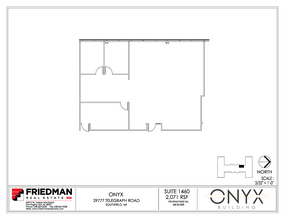 29777 Telegraph Rd, Southfield, MI for lease Floor Plan- Image 1 of 2