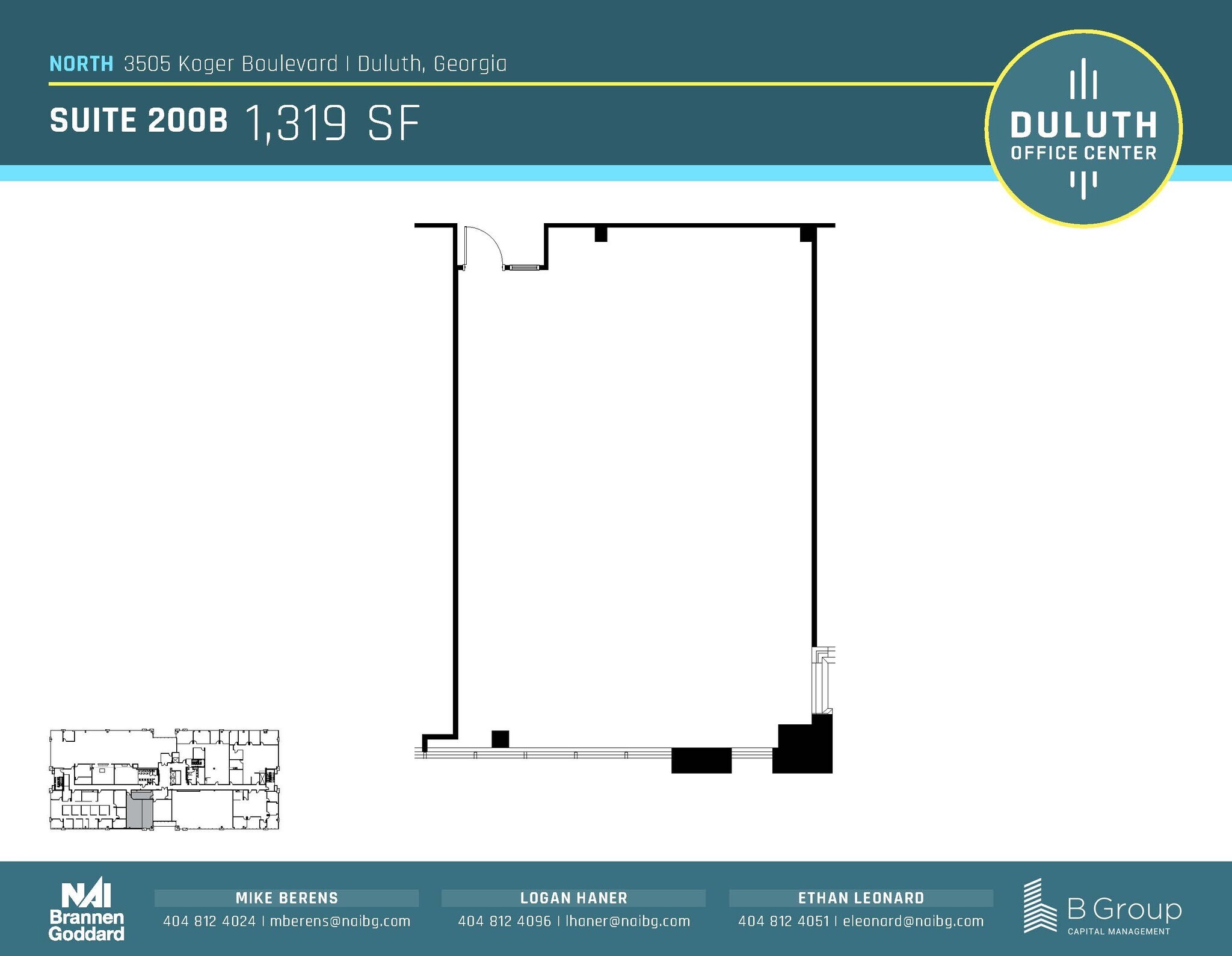 3505 Koger Blvd, Duluth, GA for lease Floor Plan- Image 1 of 1
