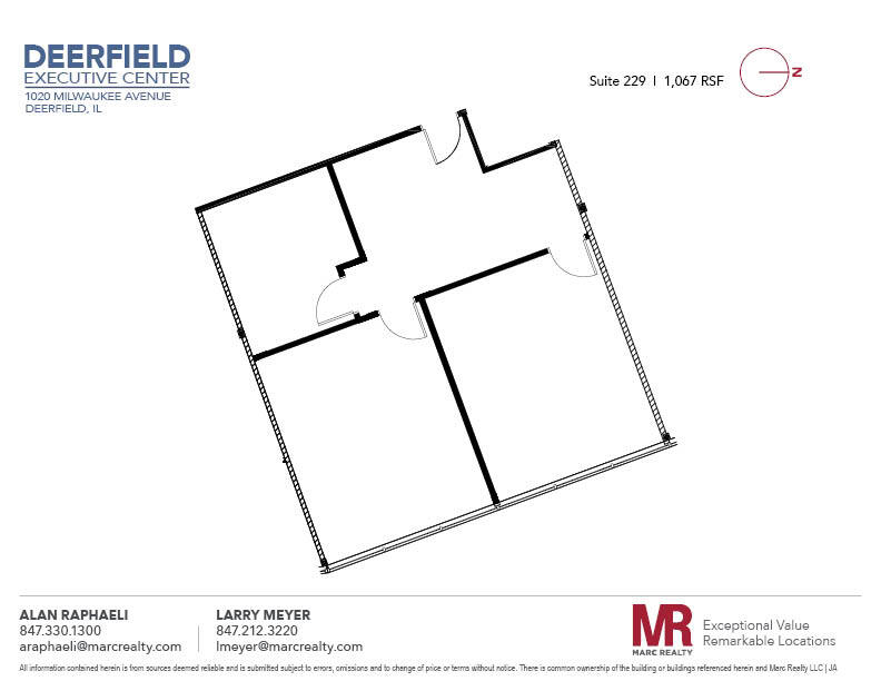 1020 Milwaukee Ave, Deerfield, IL for lease Floor Plan- Image 1 of 1