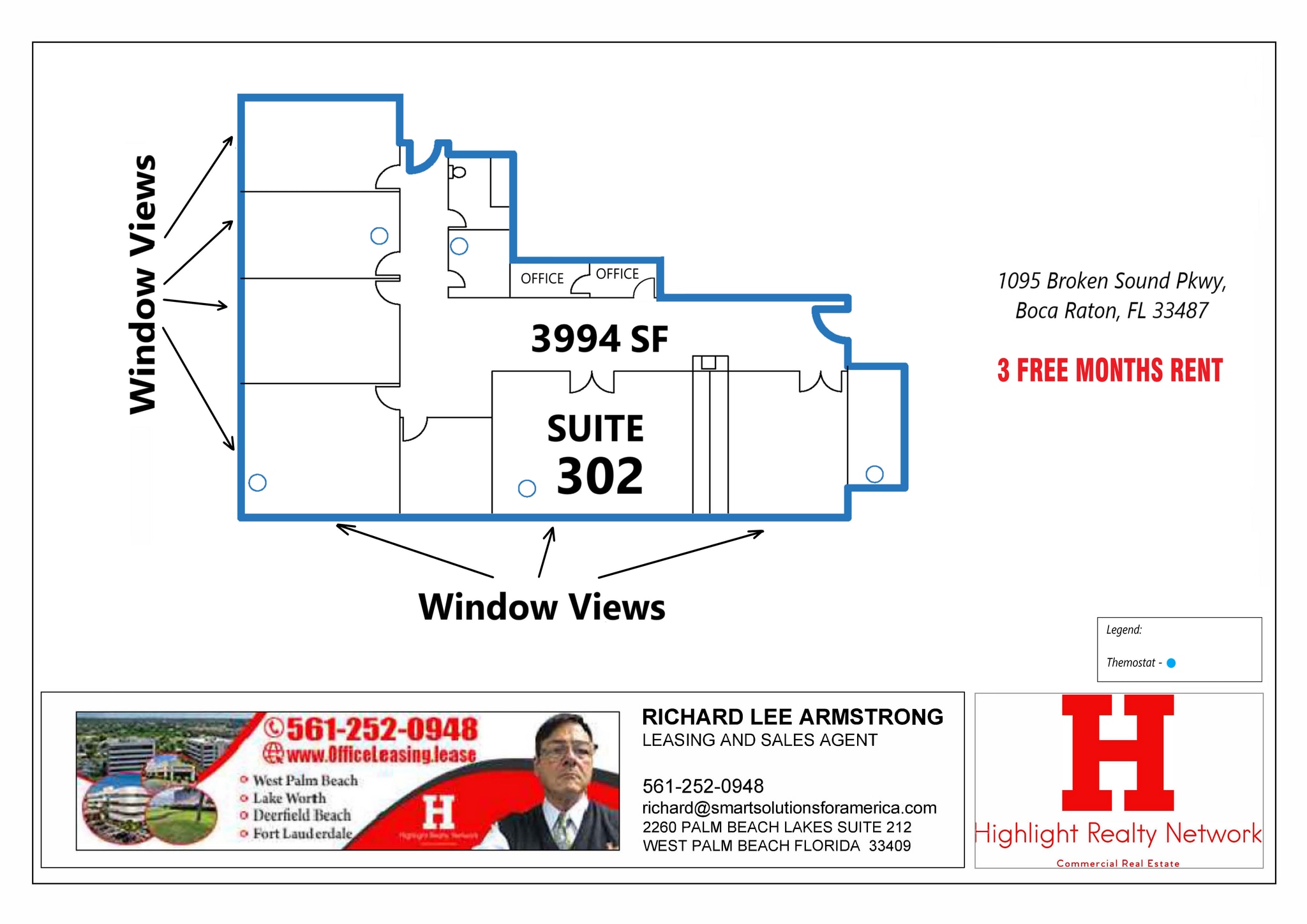 1095 Broken Sound Pky, Boca Raton, FL for lease Floor Plan- Image 1 of 3