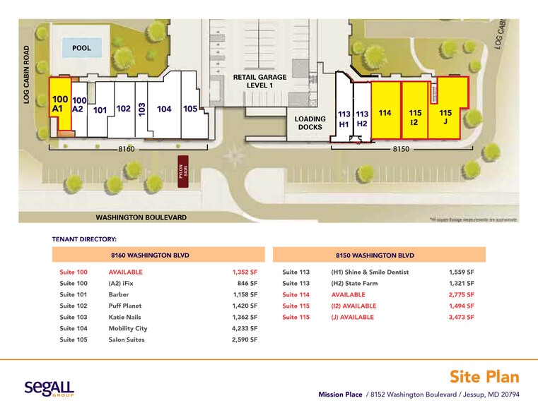 8152 Washington Blvd, Jessup, MD for lease - Site Plan - Image 3 of 3