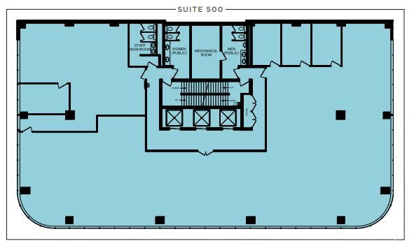 855 8th Ave SW, Calgary, AB for lease Floor Plan- Image 1 of 1