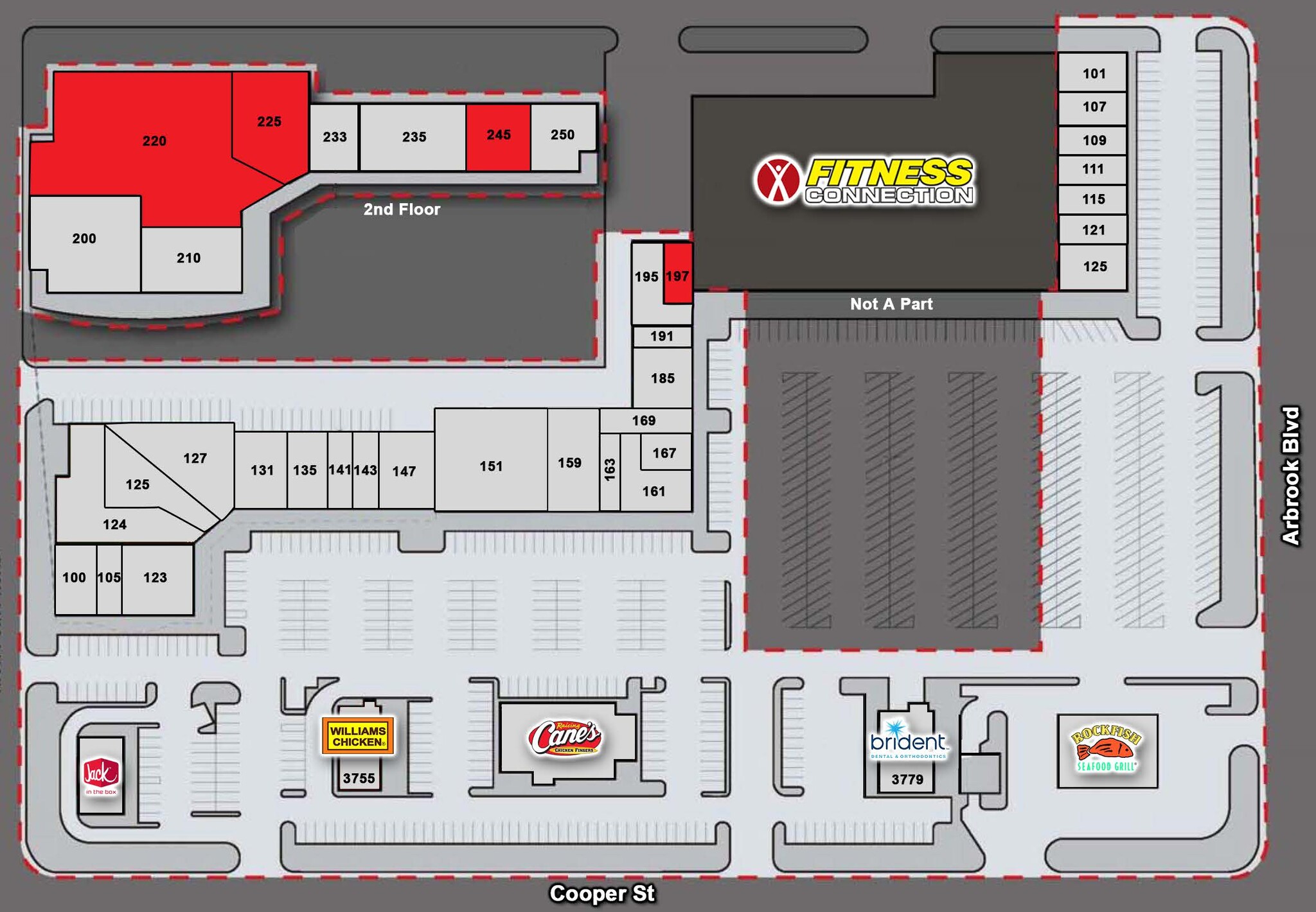 3701-3775 S Cooper St, Arlington, TX for lease Site Plan- Image 1 of 1
