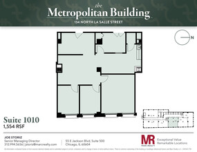 134 N LaSalle St, Chicago, IL for lease Floor Plan- Image 1 of 1