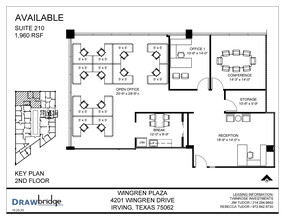 4201 Wingren Dr, Irving, TX for lease Floor Plan- Image 1 of 4