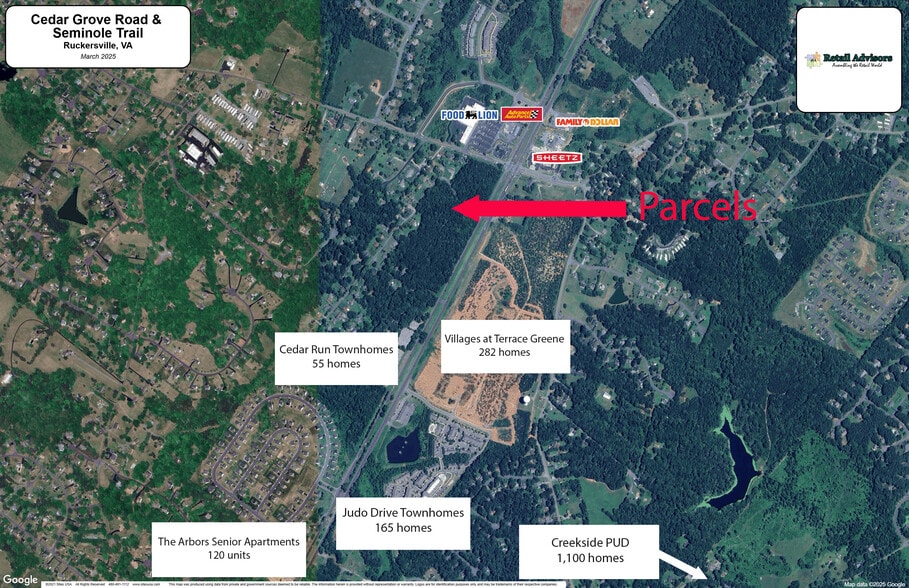 Route 29 and Cedar Grove Road, Ruckersville, VA for sale - Building Photo - Image 2 of 2