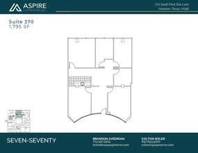 770 S Post Oak Ln, Houston, TX for lease Floor Plan- Image 1 of 2