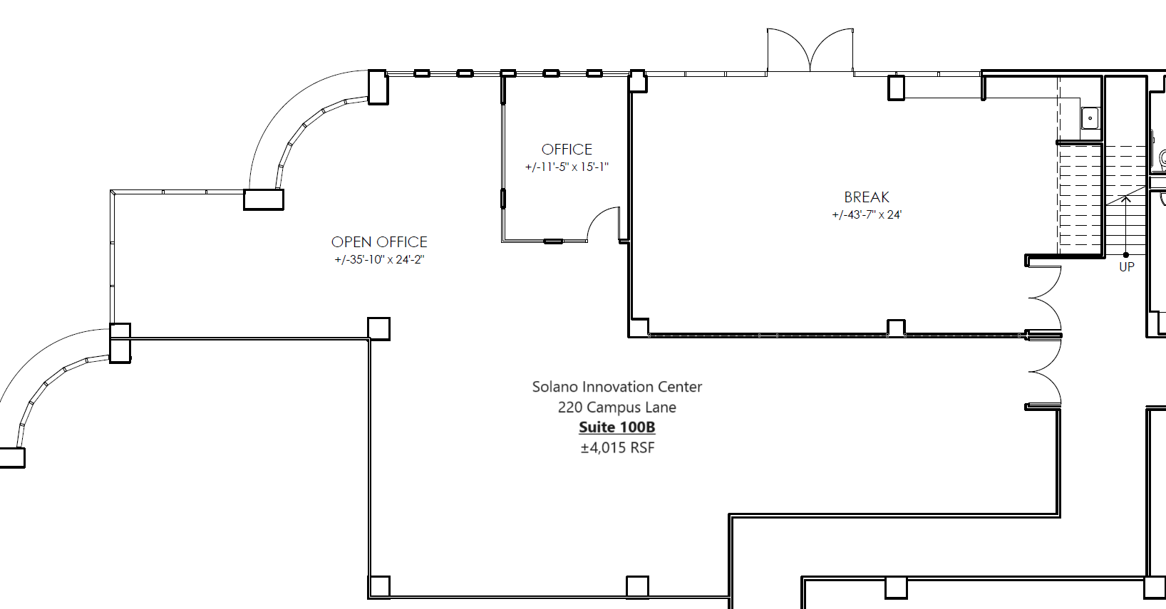 220 Campus Ln, Fairfield, CA for lease Floor Plan- Image 1 of 1