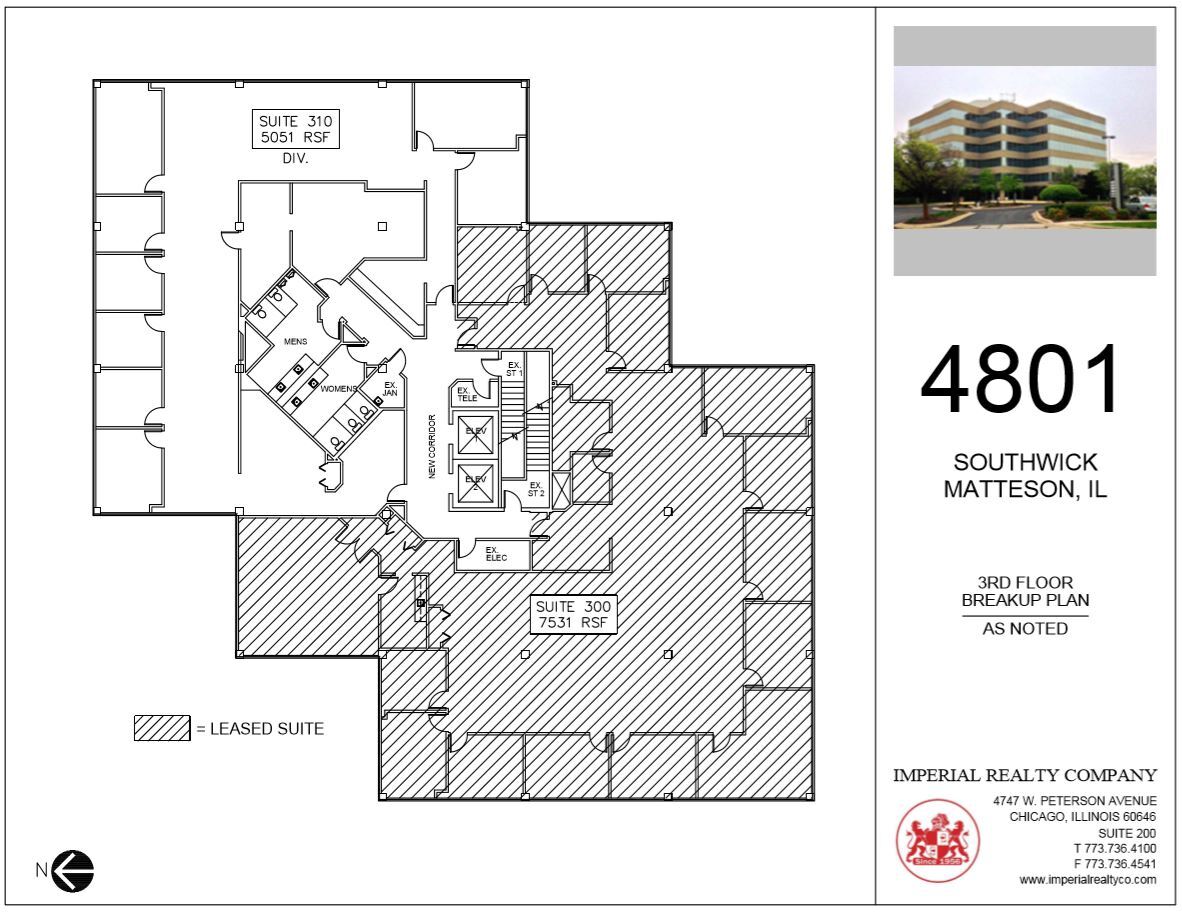 4801 Southwick Dr, Matteson, IL 60443 South suburban office space for