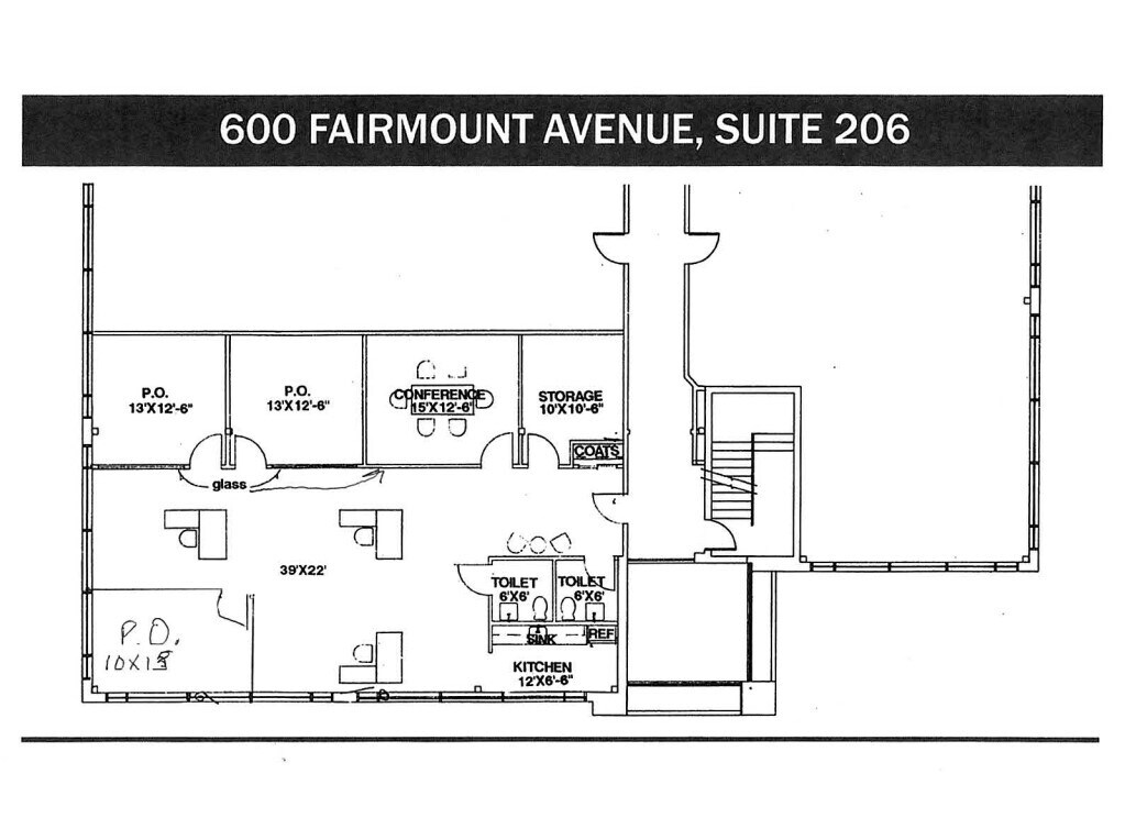 600 Fairmount Ave, Towson, MD 21286 - Unit 206 -  - Floor Plan - Image 1 of 1