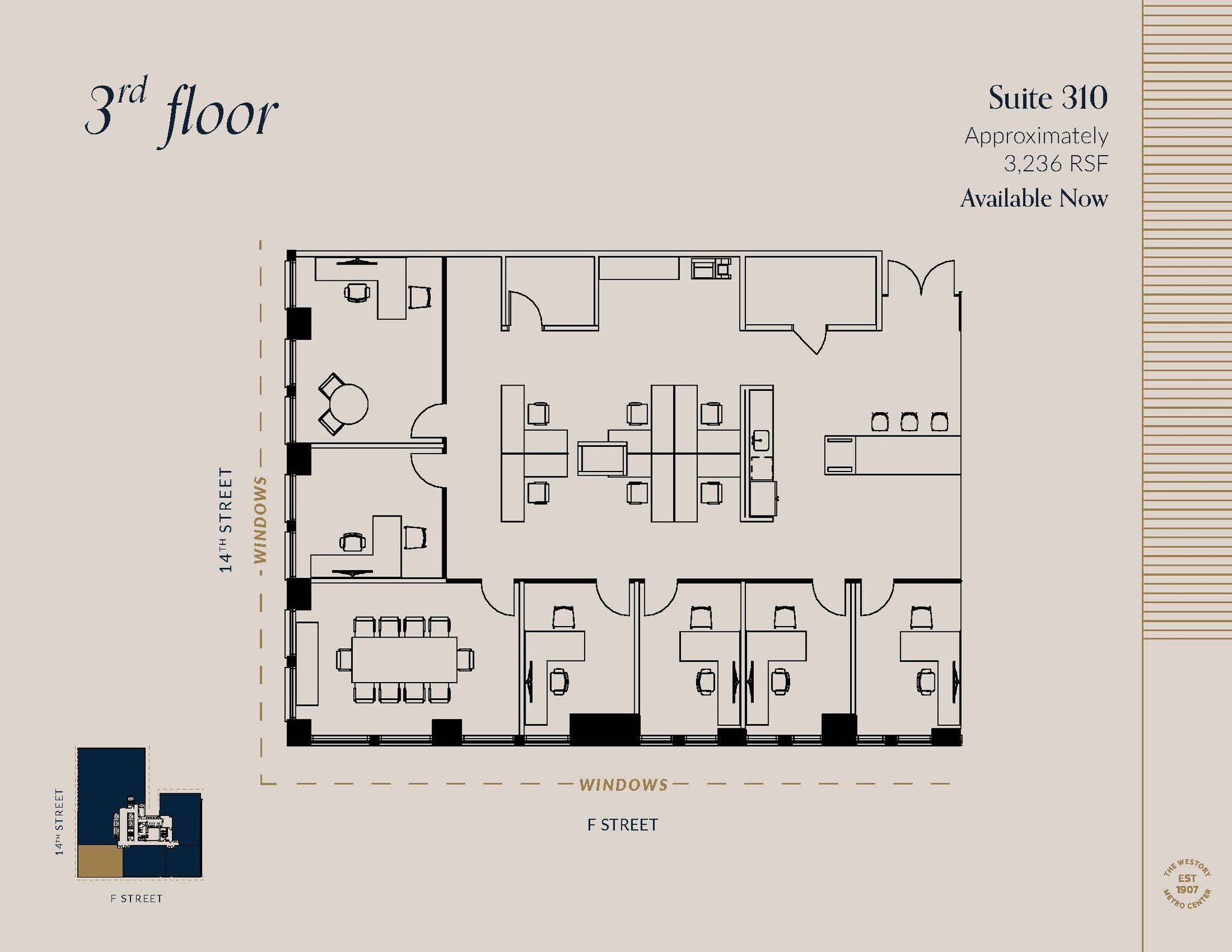 607 14th St NW, Washington, DC for lease Floor Plan- Image 1 of 2