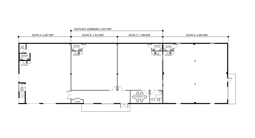 4746 Memphis St, Dallas, TX for lease - Floor Plan - Image 2 of 2