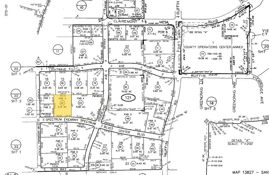 9112 Spectrum Center Blvd, San Diego, CA for lease - Plat Map - Image 2 of 4