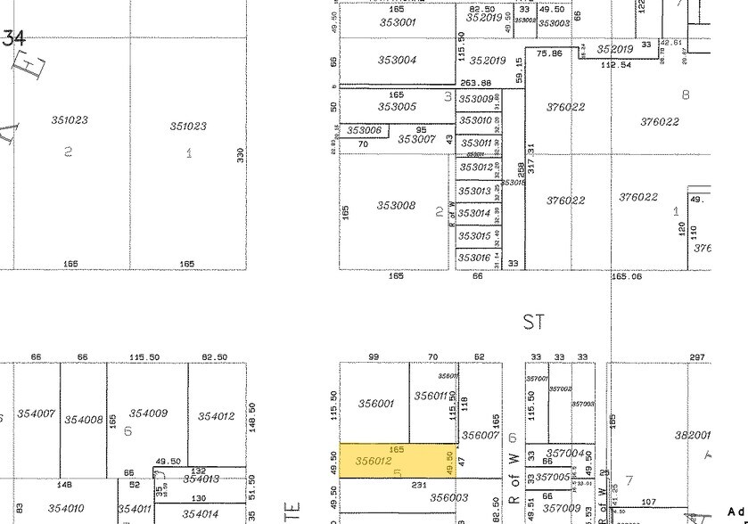623-627 S State St, Salt Lake City, UT for lease - Plat Map - Image 3 of 9
