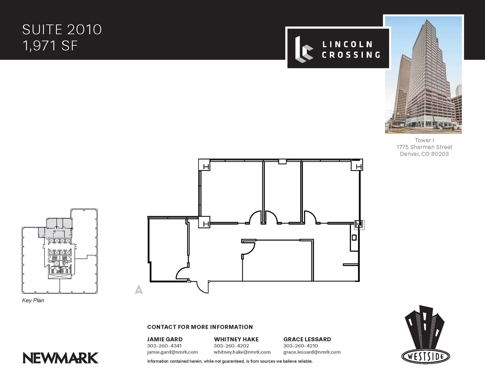 1775 Sherman St, Denver, CO for lease Floor Plan- Image 1 of 1