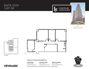 1775 Sherman St, Denver, CO for lease Floor Plan- Image 1 of 1