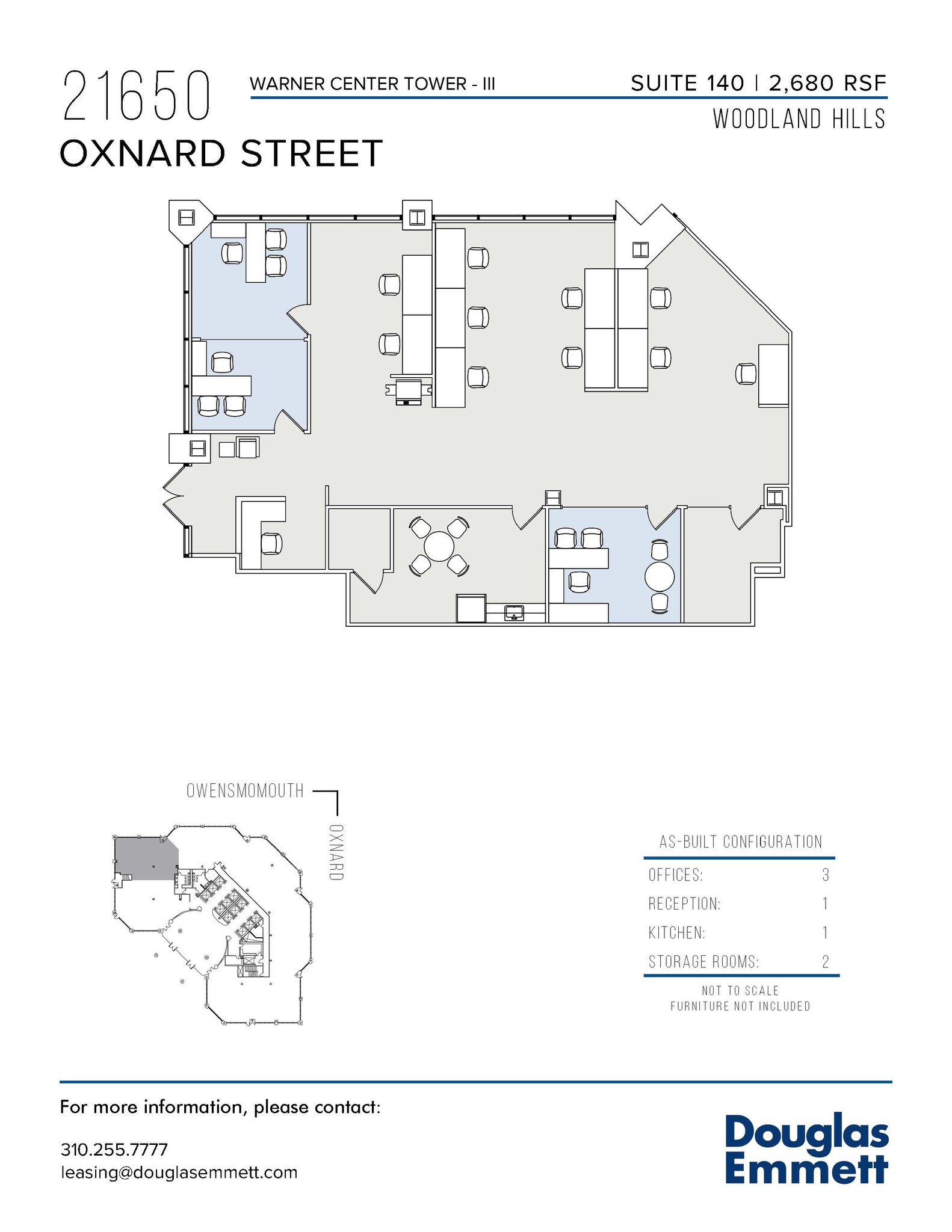 21650 Oxnard St, Woodland Hills, CA for lease Floor Plan- Image 1 of 1