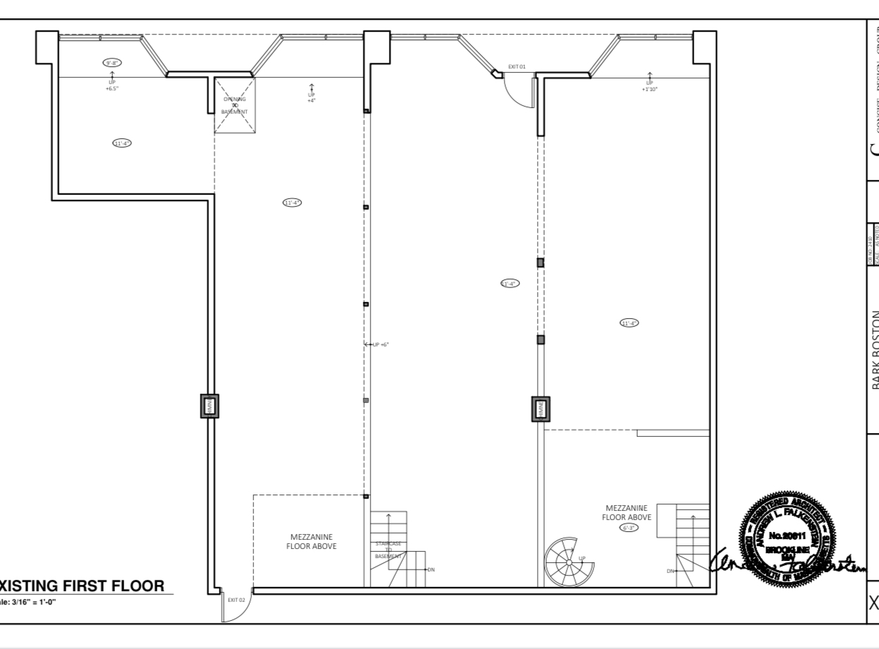 704 Washington Street, Brookline, MA for lease Floor Plan- Image 1 of 2