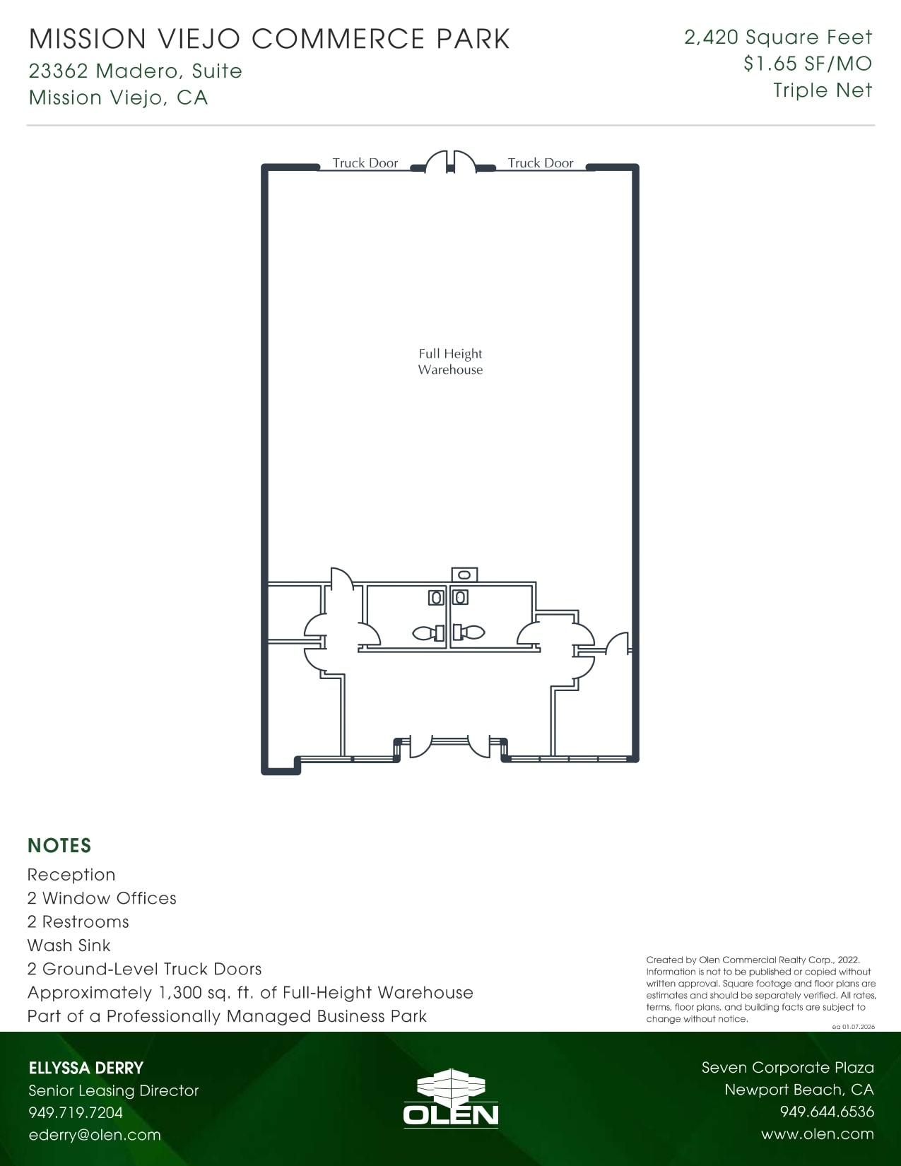 23362 Madero, Mission Viejo, CA for lease Interior Photo- Image 1 of 1