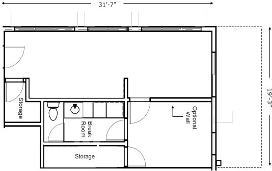 100 E Willetta St, Phoenix, AZ for lease - Floor Plan - Image 2 of 4