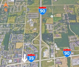 1516 Lyford Rd, Rockford, IL - AERIAL  map view