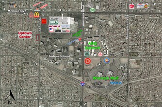2325 San Pedro Blvd NE, Albuquerque, NM - Aerial map view
