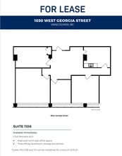 1030 W Georgia St, Vancouver, BC for lease Floor Plan- Image 1 of 1