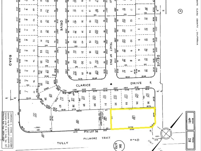 1895 Tully Rd, San Jose, CA for sale - Plat Map - Image 2 of 3