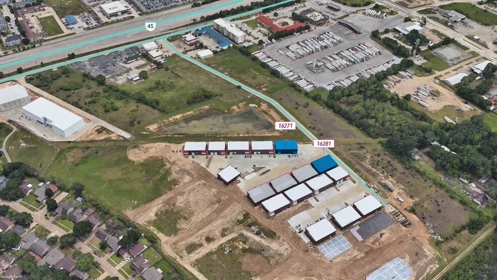 16271 AND 16281 NORTH FREEWAY portfolio of 2 properties for sale on LoopNet.com - Aerial - Image 2 of 6