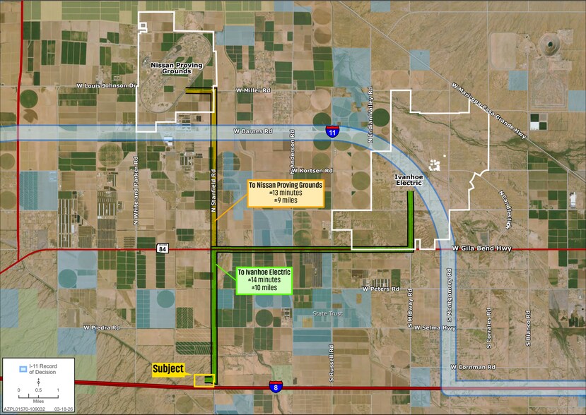 Stanfield Rd & I-8, Stanfield, AZ for sale - Building Photo - Image 2 of 3