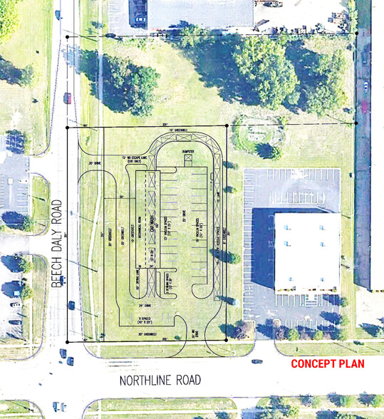 12999 S Beech Daly Rd, Taylor, MI for sale - Site Plan - Image 3 of 5