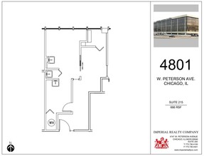 4801 W Peterson Ave, Chicago, IL for lease Floor Plan- Image 1 of 5