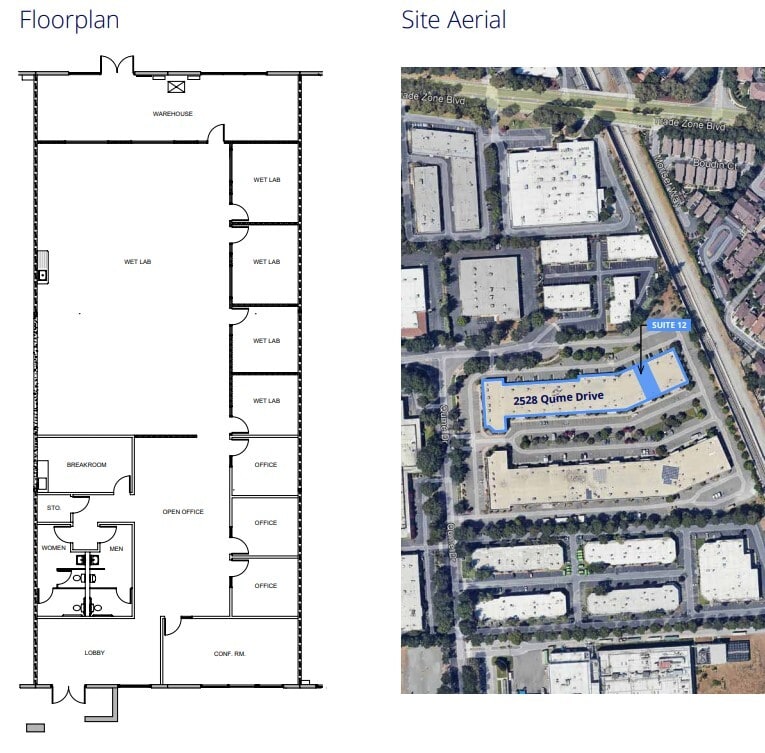 2528 Qume Dr, San Jose, CA for lease Floor Plan- Image 1 of 1