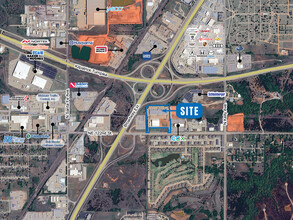 501 NE 122nd St, Oklahoma City, OK - aerial  map view