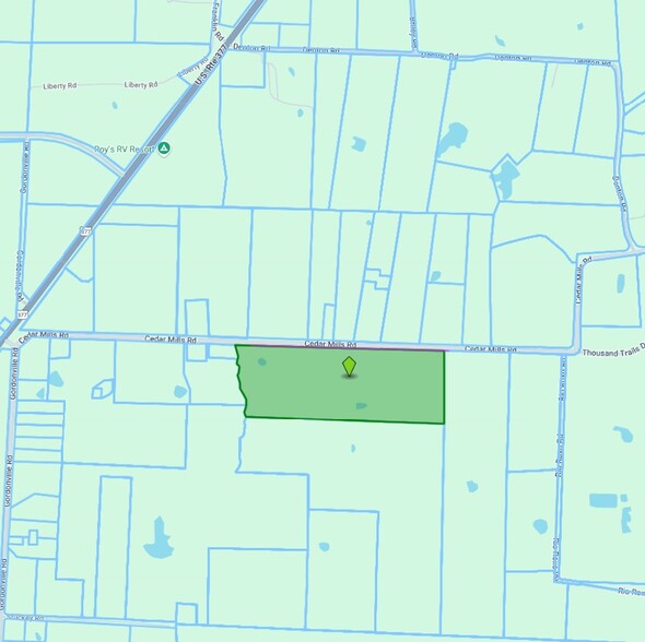 594 Cedar Mills Rd, Gordonville, TX for sale - Plat Map - Image 2 of 2